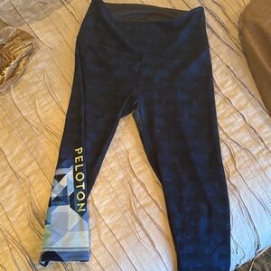 Peloton Kids Geometric Blue Leggings